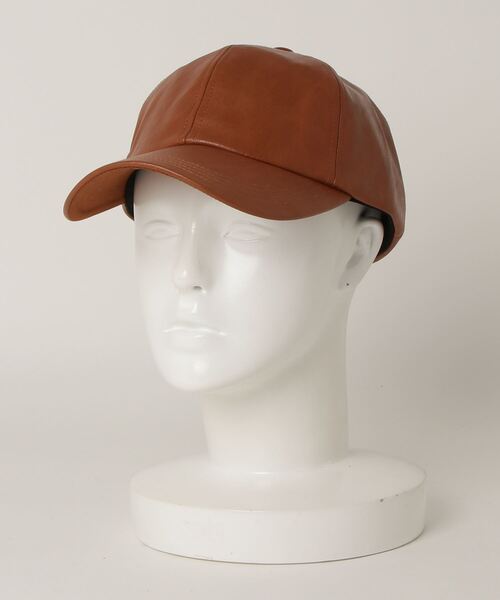 Sense of Grace(センスオブグレース)の「SYNTHETIC LEATHER BB CAP(キャップ・メンズ・マルチ/カーキ/ブラック/ブラウン/アイボリー/ダークブラウン/ブラック系/ダークブラウン系/アイボリー系/ベージュ・FREE)」の5枚目の写真