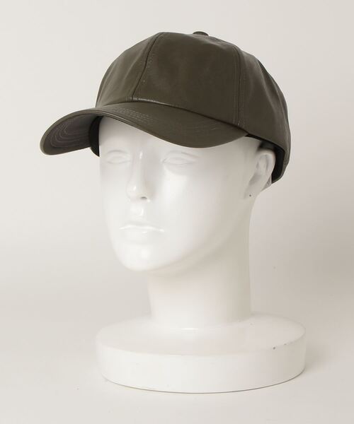 Sense of Grace(センスオブグレース)の「SYNTHETIC LEATHER BB CAP(キャップ・メンズ・マルチ/カーキ/ブラック/ブラウン/アイボリー/ダークブラウン/ブラック系/ダークブラウン系/アイボリー系/ベージュ・FREE)」の9枚目の写真