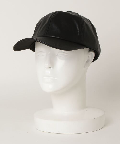 Sense of Grace(センスオブグレース)の「SYNTHETIC LEATHER BB CAP(キャップ・メンズ・マルチ/カーキ/ブラック/ブラウン/アイボリー/ダークブラウン/ブラック系/ダークブラウン系/アイボリー系/ベージュ・FREE)」の3枚目の写真