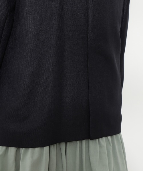 N.（N. Natural Beauty Basic）（エヌエヌナチュラルビューティーベーシック）の「◆ガーデンツイルジャケット（その他アウター・レディース・モカ/ネイビー・SMALL/MEDIUM）」の6枚目の写真