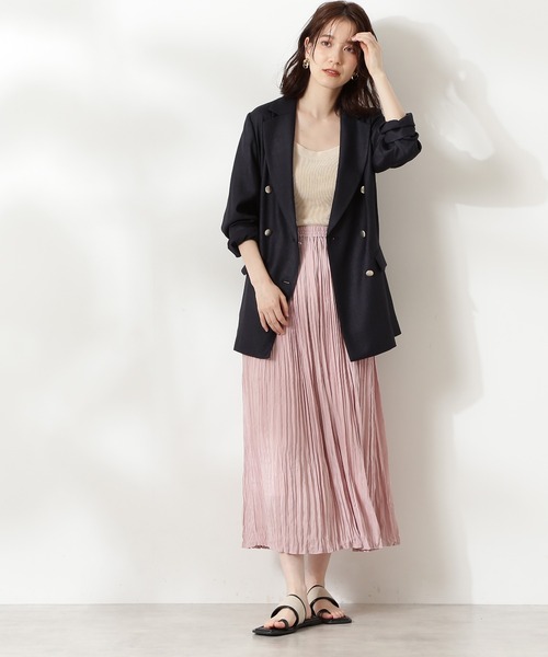 N.（N. Natural Beauty Basic）（エヌエヌナチュラルビューティーベーシック）の「◆ガーデンツイルジャケット（その他アウター・レディース・モカ/ネイビー・SMALL/MEDIUM）」の18枚目の写真