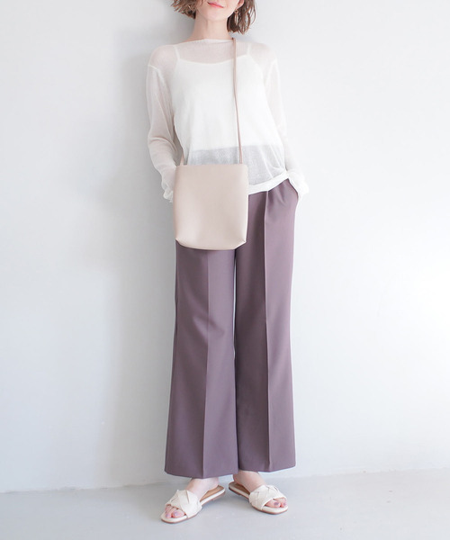 AmiAmi（アミアミ）の「スクエアトゥ編み込みメッシュフラットサンダル（サンダル・レディース・ブラック/イエロー/アイボリー・LL/S/M/L）」の8枚目の写真