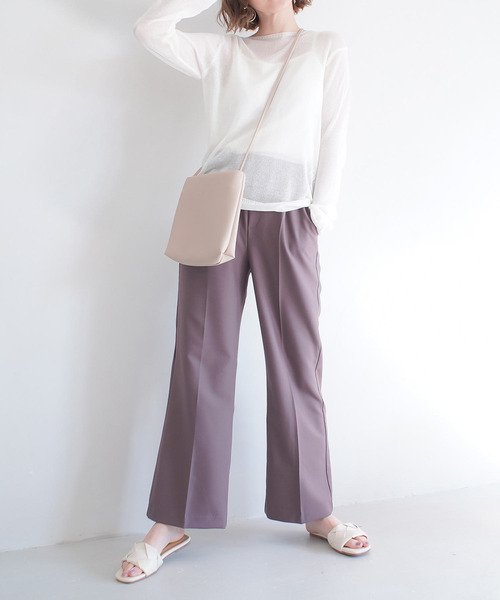 AmiAmi（アミアミ）の「スクエアトゥ編み込みメッシュフラットサンダル（サンダル・レディース・ブラック/イエロー/アイボリー・LL/S/M/L）」の10枚目の写真