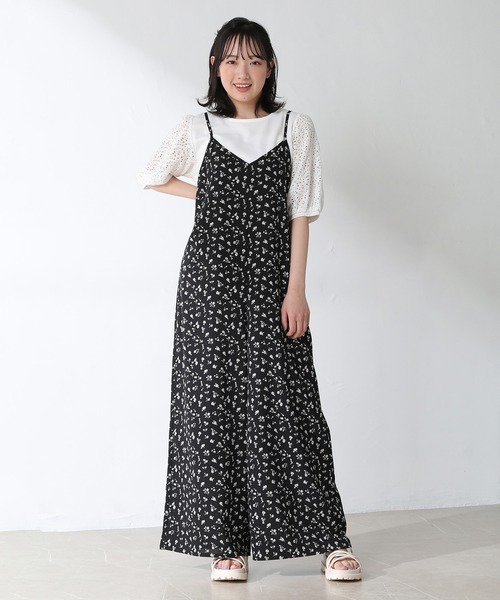 Honeys（ハニーズ）の「オールインワン（つなぎ/オールインワン・レディース・ブラック系その他/ブラック/ブルー系その他/ブルー系その他2・S/M/L）」の6枚目の写真