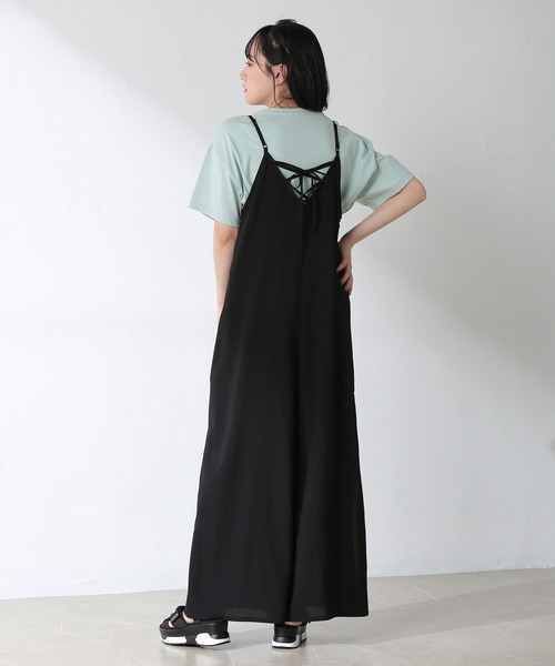 Honeys（ハニーズ）の「オールインワン（つなぎ/オールインワン・レディース・ブラック系その他/ブラック/ブルー系その他/ブルー系その他2・S/M/L）」の9枚目の写真