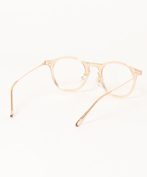 Kastane（カスタネ）の「クリアフレームメガネ（メガネ・レディース・ベージュ・FREE）」の4枚目の写真