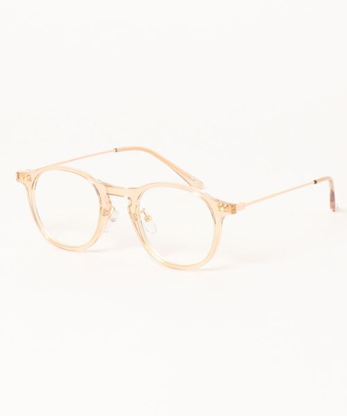 Kastane（カスタネ）の「クリアフレームメガネ（メガネ・レディース・ベージュ・FREE）」の5枚目の写真