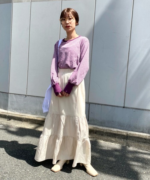 Kastane（カスタネ）の「クリアフレームメガネ（メガネ・レディース・ベージュ・FREE）」の7枚目の写真