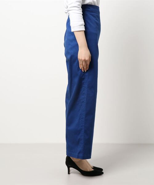 LUCA/LADY LUCK LUCA（ルカ/レディラックルカ）の「LC/LLL コットンリネンワイドパンツ（チノパンツ・レディース・ブラック/ライトベージュ/ブルー・38/36）」の7枚目の写真