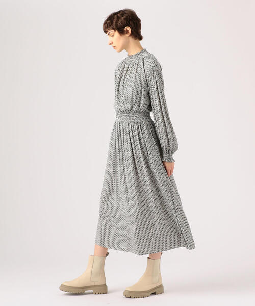 即納正規品 スクエアフラワープリント シャーリングワンピース を購入できます Tomorrowland ワンピース シャーリングワンピース ワンピース ワンピース ドレス Tomorrowland トゥモローランド のファッション 格安通販サイトの