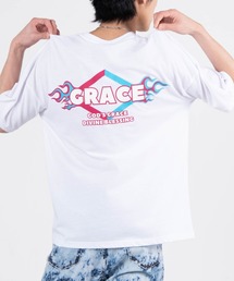 WEGO | WEGO/ファイヤーモチーフビックシルエット半袖Tシャツ(Tシャツ/カットソー)