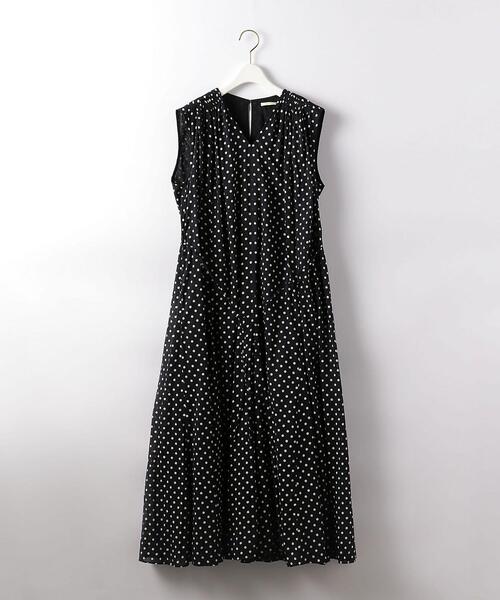 セール Ne Quittez Pas ヌキテパ コットンボイル ドットプリント ノースリーブ ワンピース Emmel Refines ワンピース Ne Quittez Pas ヌキテパ のファッション通販 Zozotown