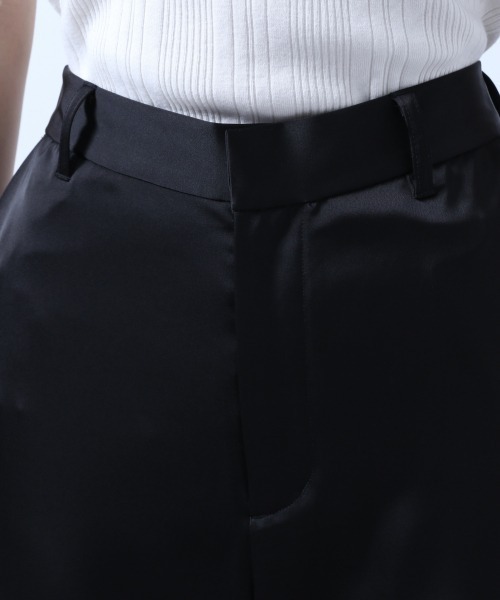 HARE（ハレ）の「サテンシャーリングパンツ(HARE)（その他パンツ・レディース・ライトグレー/ブラック・FREE）」の8枚目の写真