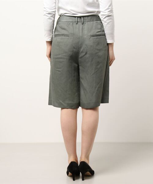 Fantastic Days（ファンタスティックデイズ）の「◇【FANTASTICDAYS】テンセルリネンサテンキュロット WOMEN（その他パンツ・レディース・グレー/ブラック・38/36）」の4枚目の写真