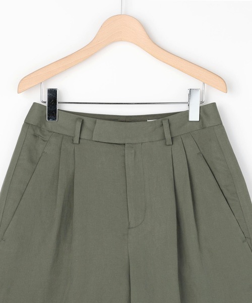 Fantastic Days（ファンタスティックデイズ）の「◇【FANTASTICDAYS】テンセルリネンサテンキュロット WOMEN（その他パンツ・レディース・グレー/ブラック・38/36）」の11枚目の写真