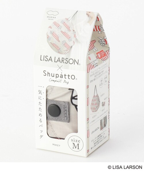 212 KITCHEN STORE(トゥワントゥキッチンストア)の「LISA LARSON×Shupatto バッグ M BE マイキー(エコバッグ/サブバッグ・レディース・その他・00)」の4枚目の写真