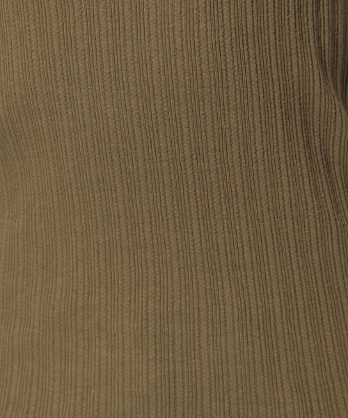 BAYFLOW（ベイフロー）の「カップツキリブタンク（タンクトップ・レディース・ベージュ/カーキ/ピンク/チャコール・SMALL/MEDIUM）」の17枚目の写真