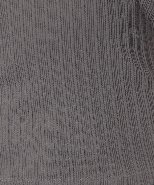 BAYFLOW（ベイフロー）の「カップツキリブタンク（タンクトップ・レディース・ベージュ/カーキ/ピンク/チャコール・SMALL/MEDIUM）」の8枚目の写真