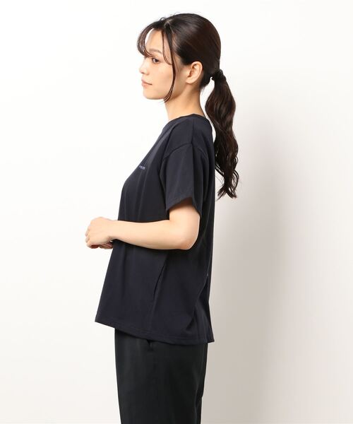 FIL DE FER(フィルデフェール)の「Backプリント 半袖TEE(Tシャツ/カットソー・レディース・ネイビー/イエロー・FREE)」の10枚目の写真