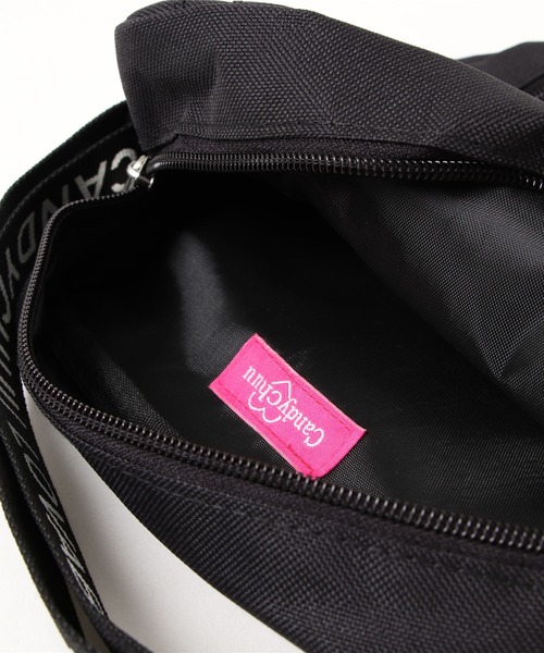 Candychuu（キャンディチュウ）の「ハートワッペンポシェット（ショルダーバッグ・キッズ・ブラック/サックスブルー/ラベンダー・FREE）」の6枚目の写真