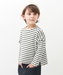 devirock | ゆるっとボーダー長袖Tシャツ(Tシャツ/カットソー)