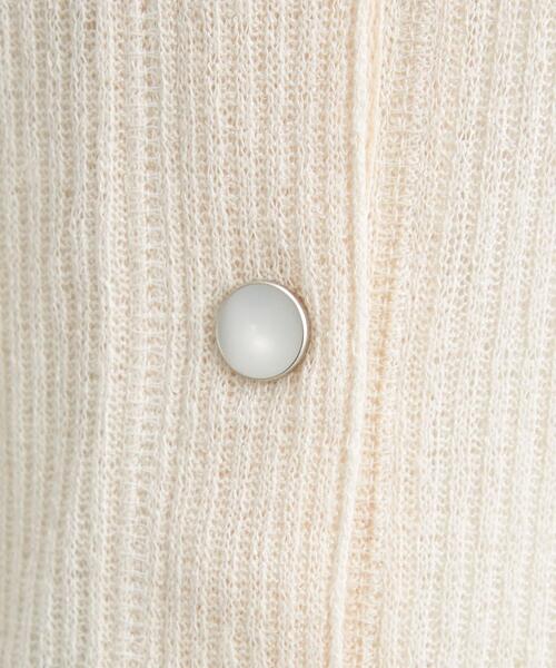 green label relaxing（グリーンレーベルリラクシング）の「ドットボタン 2WAY カーディガン（カーディガン/ボレロ・レディース・ナチュラル/ケリー/ロイヤルブルー・FREE）」の12枚目の写真