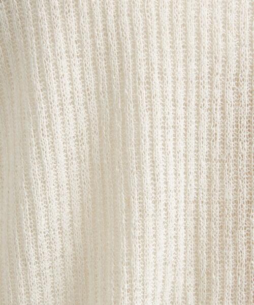 green label relaxing（グリーンレーベルリラクシング）の「ドットボタン 2WAY カーディガン（カーディガン/ボレロ・レディース・ナチュラル/ケリー/ロイヤルブルー・FREE）」の6枚目の写真