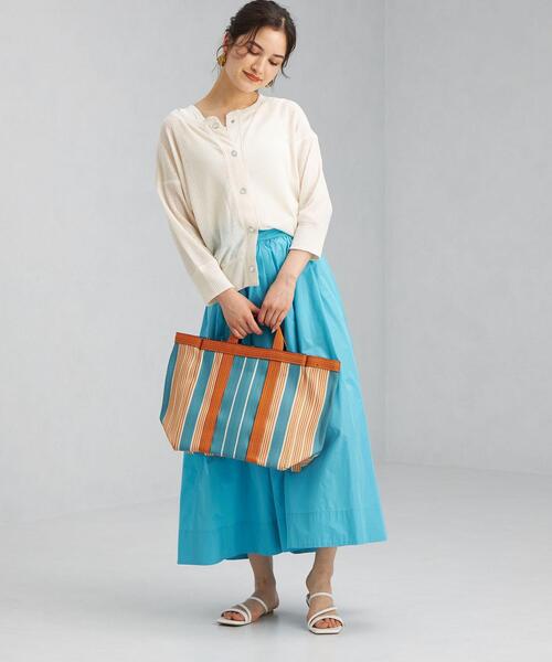 green label relaxing（グリーンレーベルリラクシング）の「ドットボタン 2WAY カーディガン（カーディガン/ボレロ・レディース・ナチュラル/ケリー/ロイヤルブルー・FREE）」の15枚目の写真