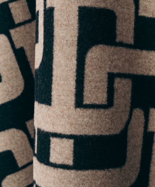 DOUBLE STANDARD CLOTHING（ダブルスタンダードクロージング）の「<original>DSジャガードパイピングポンチョ（その他アウター・レディース・チャコールグレー/ブラック・FREE）」の16枚目の写真