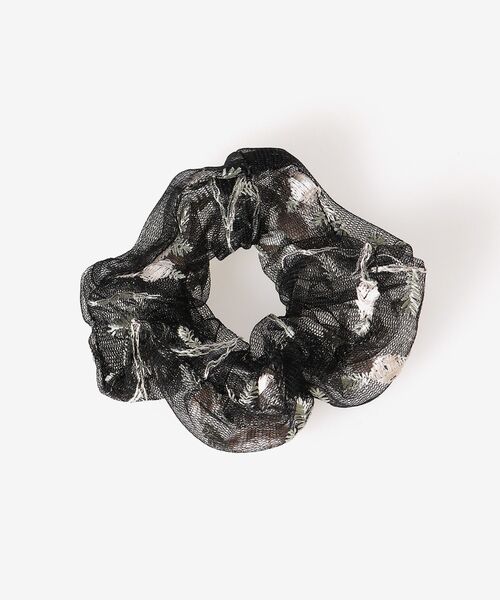 MAJESTIC LEGON(マジェスティックレゴン)の「チュールししゅうリボンset(その他ヘアアクセサリー・レディース・ホワイト系その他2/ブラック系その他・FREE)」の5枚目の写真