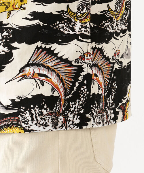 BEAMS PLUS(ビームスプラス)の「DALE HOPE × BEAMS PLUS / 別注 ショートスリーブ アロハシャツ(シャツ/ブラウス・メンズ・ネイビー/オフホワイト・MEDIUM/X-LARGE/SMALL/LARGE)」の11枚目の写真