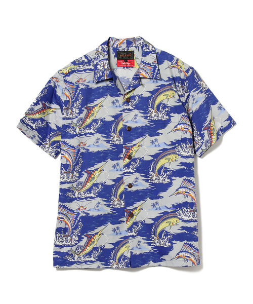 BEAMS PLUS(ビームスプラス)の「DALE HOPE × BEAMS PLUS / 別注 ショートスリーブ アロハシャツ(シャツ/ブラウス・メンズ・ネイビー/オフホワイト・MEDIUM/X-LARGE/SMALL/LARGE)」の17枚目の写真
