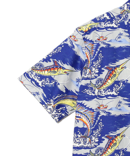 BEAMS PLUS(ビームスプラス)の「DALE HOPE × BEAMS PLUS / 別注 ショートスリーブ アロハシャツ(シャツ/ブラウス・メンズ・ネイビー/オフホワイト・MEDIUM/X-LARGE/SMALL/LARGE)」の19枚目の写真