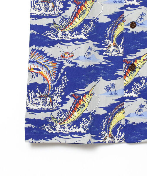 BEAMS PLUS(ビームスプラス)の「DALE HOPE × BEAMS PLUS / 別注 ショートスリーブ アロハシャツ(シャツ/ブラウス・メンズ・ネイビー/オフホワイト・MEDIUM/X-LARGE/SMALL/LARGE)」の20枚目の写真