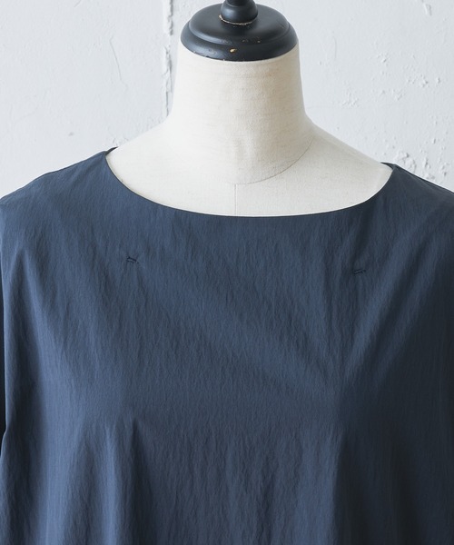 BEARDSLEY（ビアズリー）の「袖ギャザー前後ワンピース（ワンピース・レディース・ネイビー・FREE）」の6枚目の写真