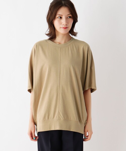 SHOO・LA・RUE（シューラルー）の「◆【SHOO ICE】ひんやりドルマンプルオーバー（Tシャツ/カットソー・レディース・ブラック/キャメル/ホワイト系/パープル系4・00）」の9枚目の写真