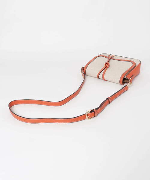 RODE SKO（ロデスコ）の「FENNA 異素材コンビショルダー（ショルダーバッグ・レディース・ブラウン/オレンジ・ONE）」の12枚目の写真
