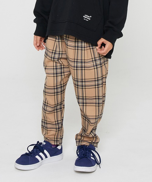 GENERATOR（ジェネレーター）の「GENERATOR　2タックチェックパンツ（その他パンツ・キッズ・ベージュ系その他4/グレー系その他2/ペールイエロー/ブラウン系その他2・M/XL/L/S）」の4枚目の写真