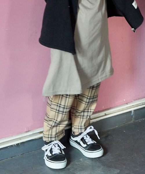 GENERATOR（ジェネレーター）の「GENERATOR　2タックチェックパンツ（その他パンツ・キッズ・ベージュ系その他4/グレー系その他2/ペールイエロー/ブラウン系その他2・M/XL/L/S）」の11枚目の写真