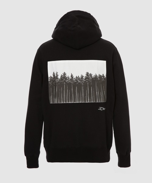 th（ティー エイチ）の「Print Parka（パーカー・メンズ・ブラック・1/2）」の2枚目の写真
