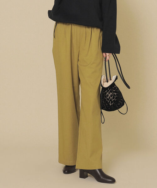 Ray BEAMS(レイビームス)の「Ray BEAMS / イージー ワイド パンツ(その他パンツ・レディース・ブラック/イエロー系その他5/パープル系その他2・0/1)」の3枚目の写真