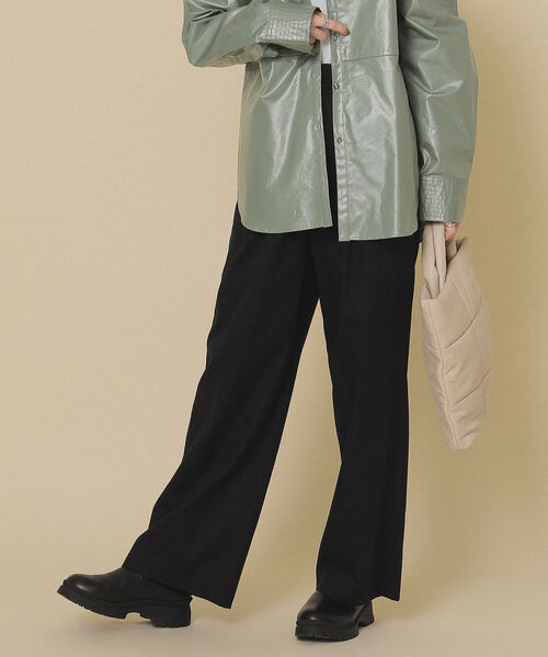 Ray BEAMS(レイビームス)の「Ray BEAMS / イージー ワイド パンツ(その他パンツ・レディース・ブラック/イエロー系その他5/パープル系その他2・0/1)」の4枚目の写真