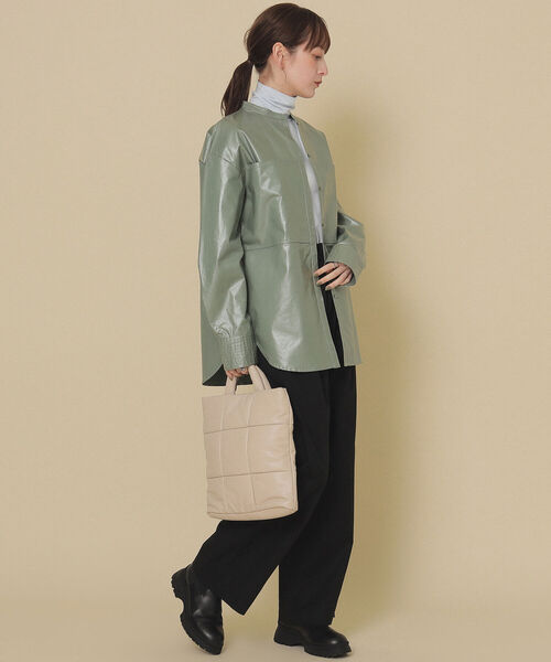 Ray BEAMS(レイビームス)の「Ray BEAMS / イージー ワイド パンツ(その他パンツ・レディース・ブラック/イエロー系その他5/パープル系その他2・0/1)」の5枚目の写真