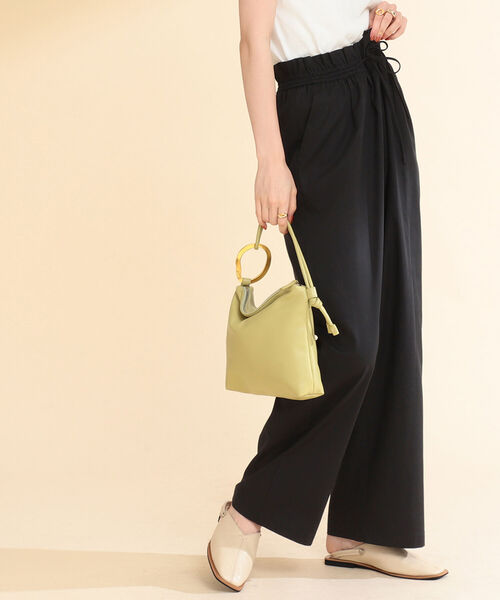 Ray BEAMS(レイビームス)の「Ray BEAMS / イージー ワイド パンツ(その他パンツ・レディース・ブラック/イエロー系その他5/パープル系その他2・0/1)」の14枚目の写真