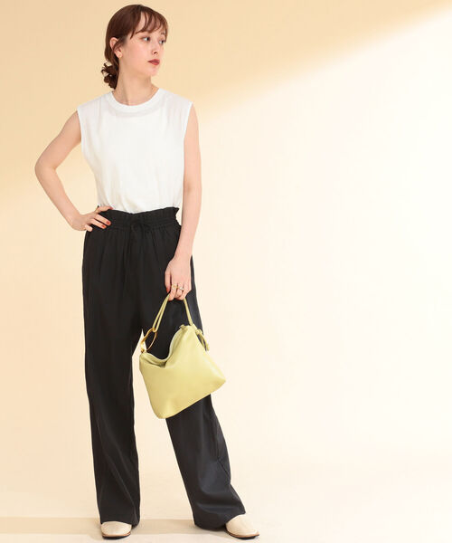 Ray BEAMS(レイビームス)の「Ray BEAMS / イージー ワイド パンツ(その他パンツ・レディース・ブラック/イエロー系その他5/パープル系その他2・0/1)」の15枚目の写真