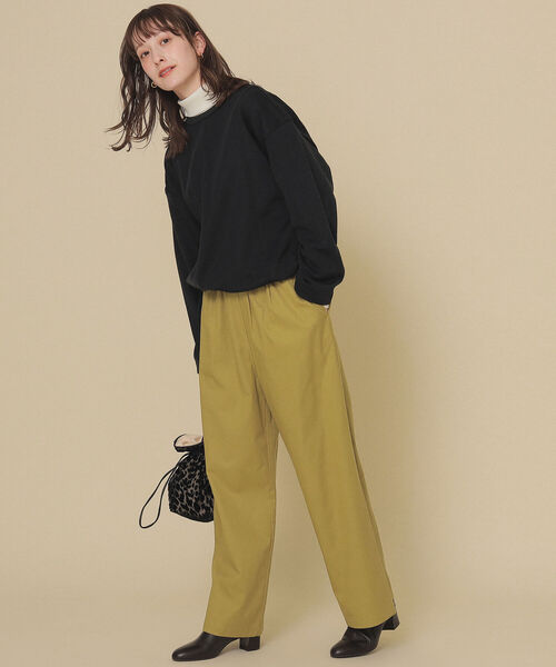 Ray BEAMS(レイビームス)の「Ray BEAMS / イージー ワイド パンツ(その他パンツ・レディース・ブラック/イエロー系その他5/パープル系その他2・0/1)」の8枚目の写真