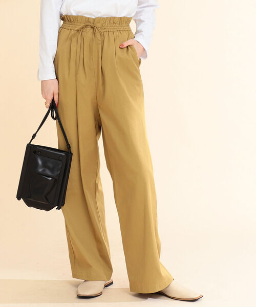 Ray BEAMS(レイビームス)の「Ray BEAMS / イージー ワイド パンツ(その他パンツ・レディース・ブラック/イエロー系その他5/パープル系その他2・0/1)」の9枚目の写真