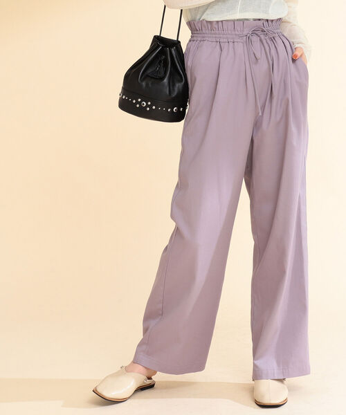 Ray BEAMS(レイビームス)の「Ray BEAMS / イージー ワイド パンツ(その他パンツ・レディース・ブラック/イエロー系その他5/パープル系その他2・0/1)」の12枚目の写真