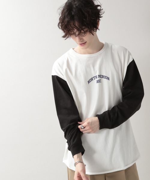 RAGEBLUE(レイジブルー)の「<SIGNAL SPORTS/シグナルスポーツ>ベースボールTシャツ/217835(Tシャツ/カットソー・メンズ・ブラック/パープル/マスタード・MEDIUM/LARGE)」の6枚目の写真