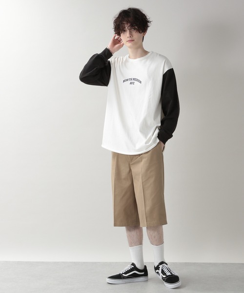 RAGEBLUE(レイジブルー)の「<SIGNAL SPORTS/シグナルスポーツ>ベースボールTシャツ/217835(Tシャツ/カットソー・メンズ・ブラック/パープル/マスタード・MEDIUM/LARGE)」の4枚目の写真